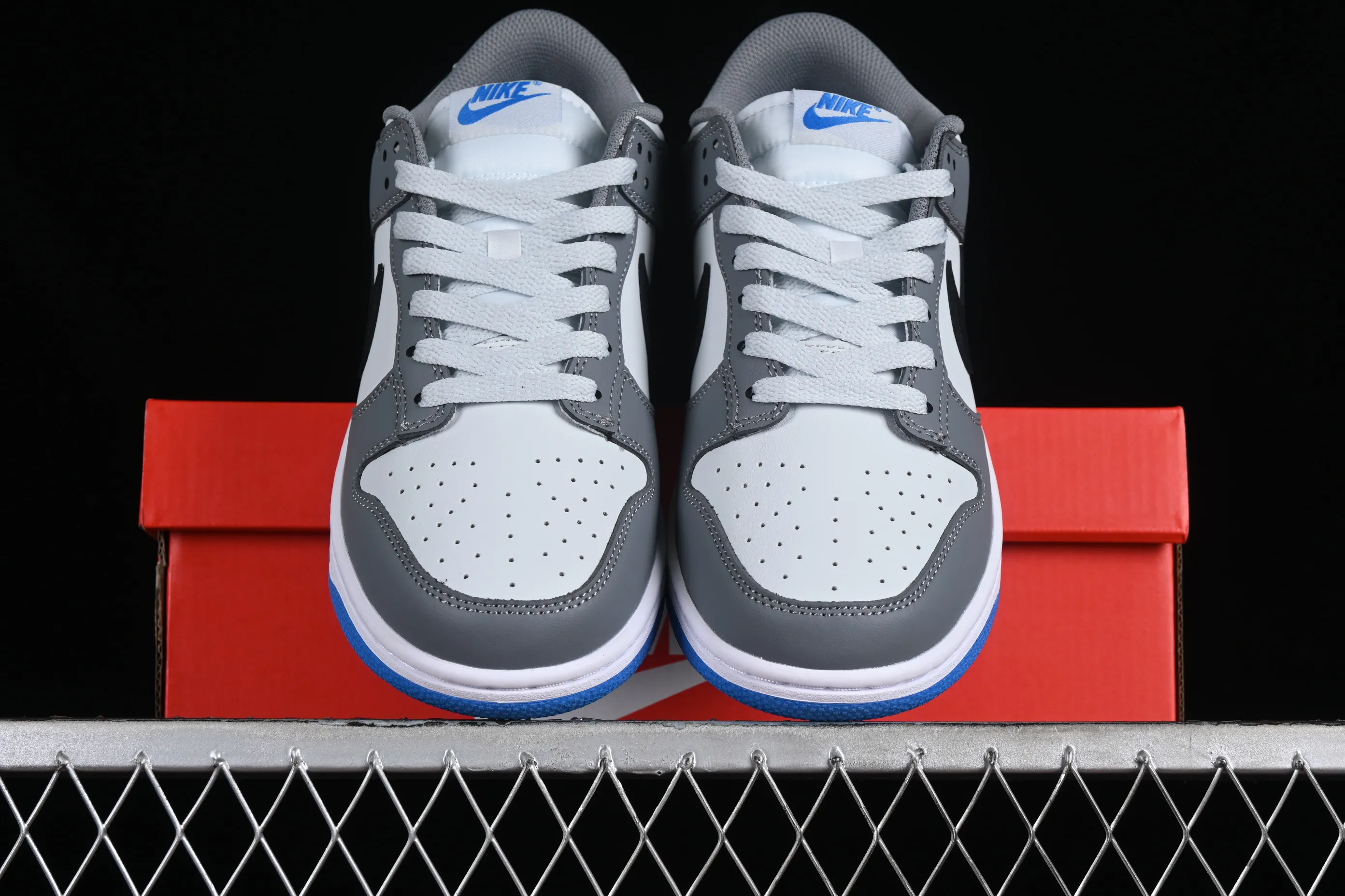 All categories Nk SB Dunk series Nk SB Dunk Low low-top sneakers Nk Dunk Low white blue gray SB low-top casual sneakers FB9109-001